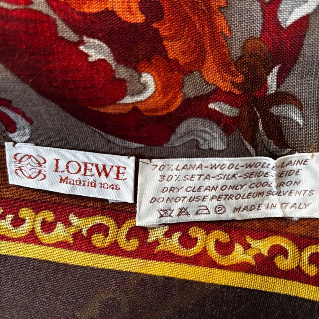 LOEWE ロエベ 花柄 大判ストール