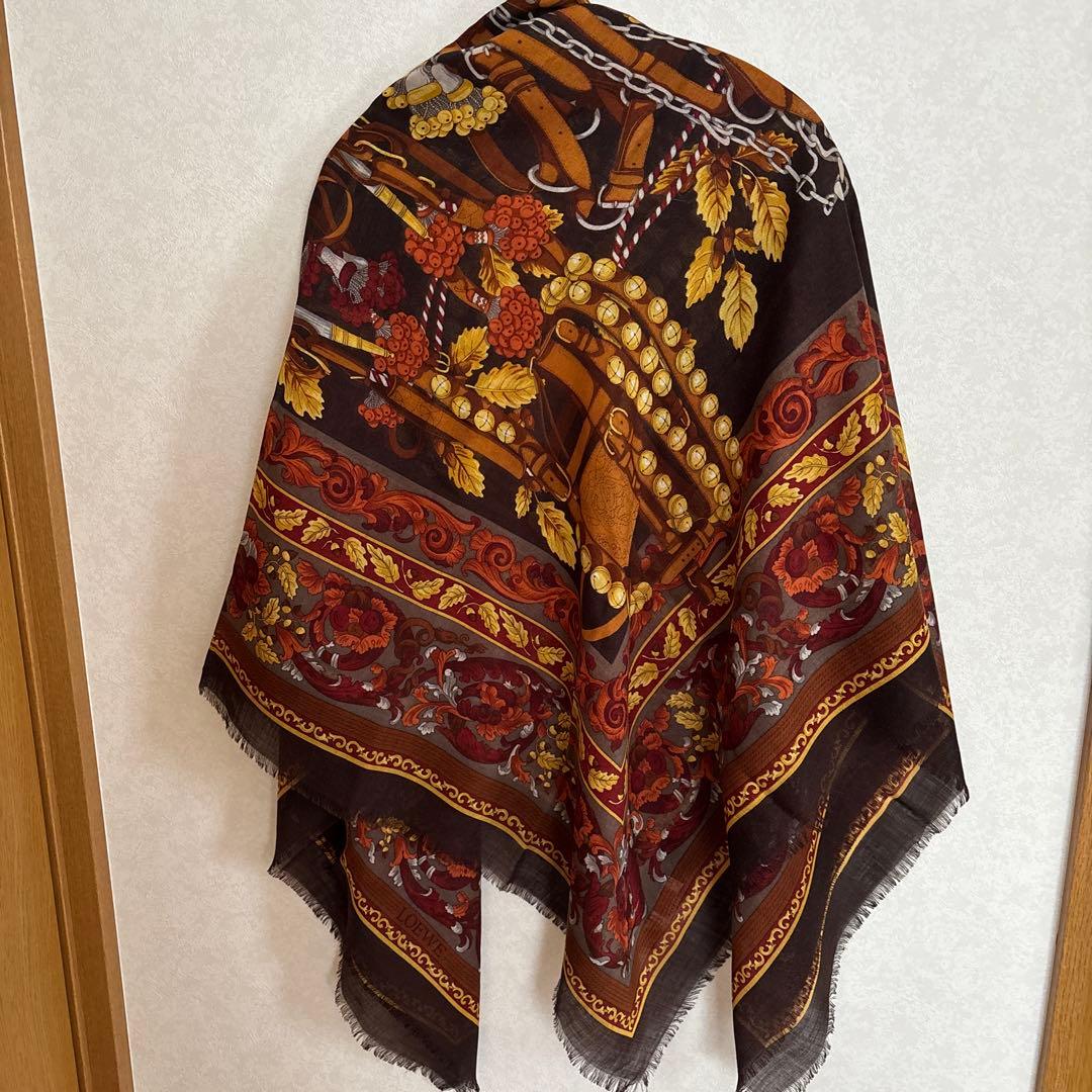 LOEWE ロエベ 花柄 大判ストール