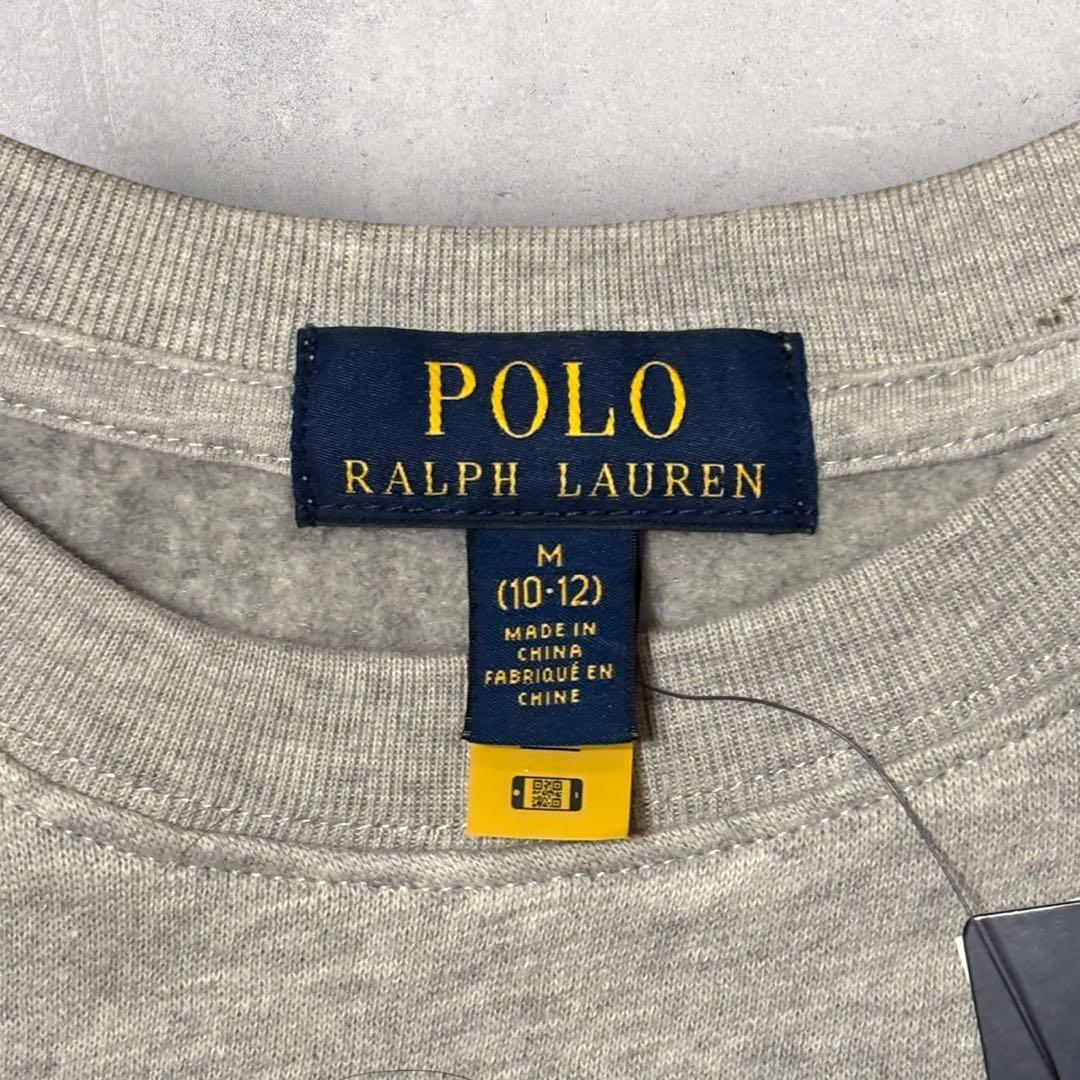 【ポロラルフローレン】ポロベアスウェット　レディースS相当　グレー　タグ付き