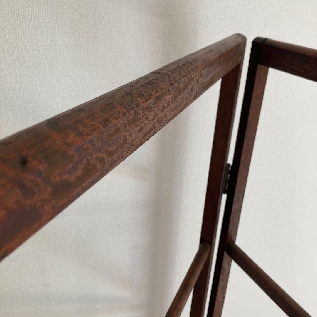 ⭐️最終値下げ　衣紋掛け 着物掛け　木製 衣桁　洋服掛け　折り畳み式　昭和レトロ