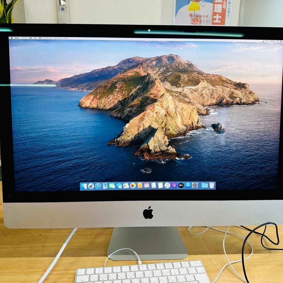 iMac 27インチ 2019 3Ghz i5 8GB 1TB FUSION