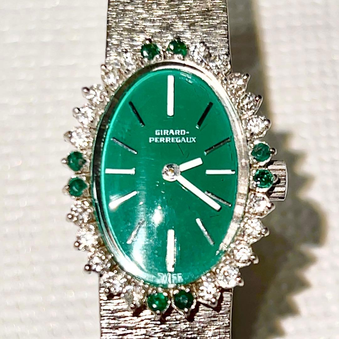ジラール・ペルゴ アンティーク レディース フォーマル ウォッチ 稼動品used