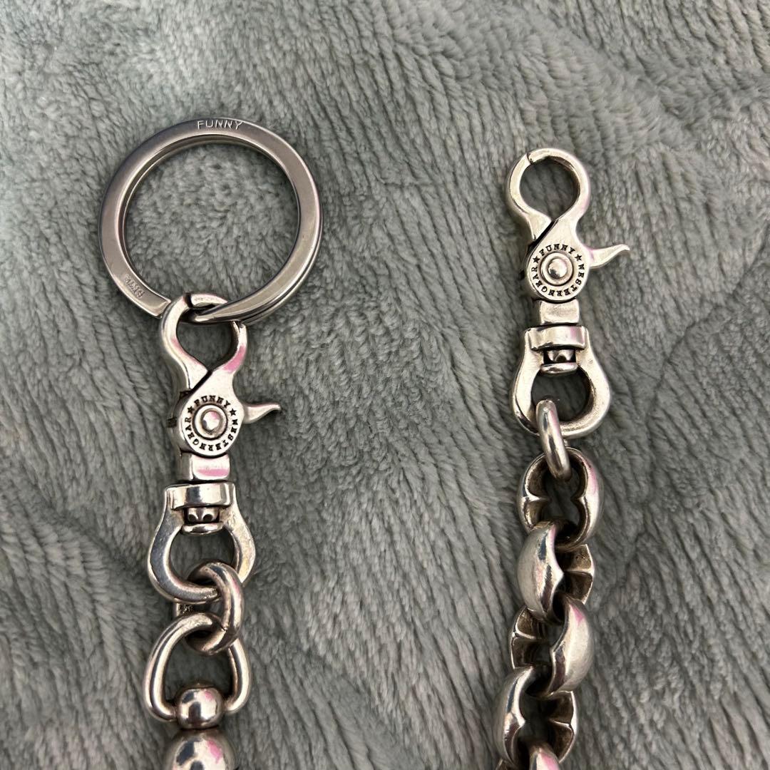 【極美品】FUNNYウォレットチェーン SE-1＋キーリング　廃盤　ファニー