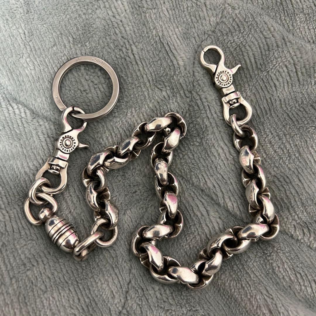 【極美品】FUNNYウォレットチェーン SE-1＋キーリング　廃盤　ファニー