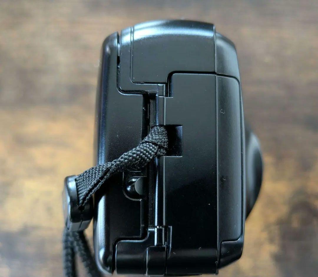 福豆Olympus μ mju zoom 115 ブラックフィルムカメラ