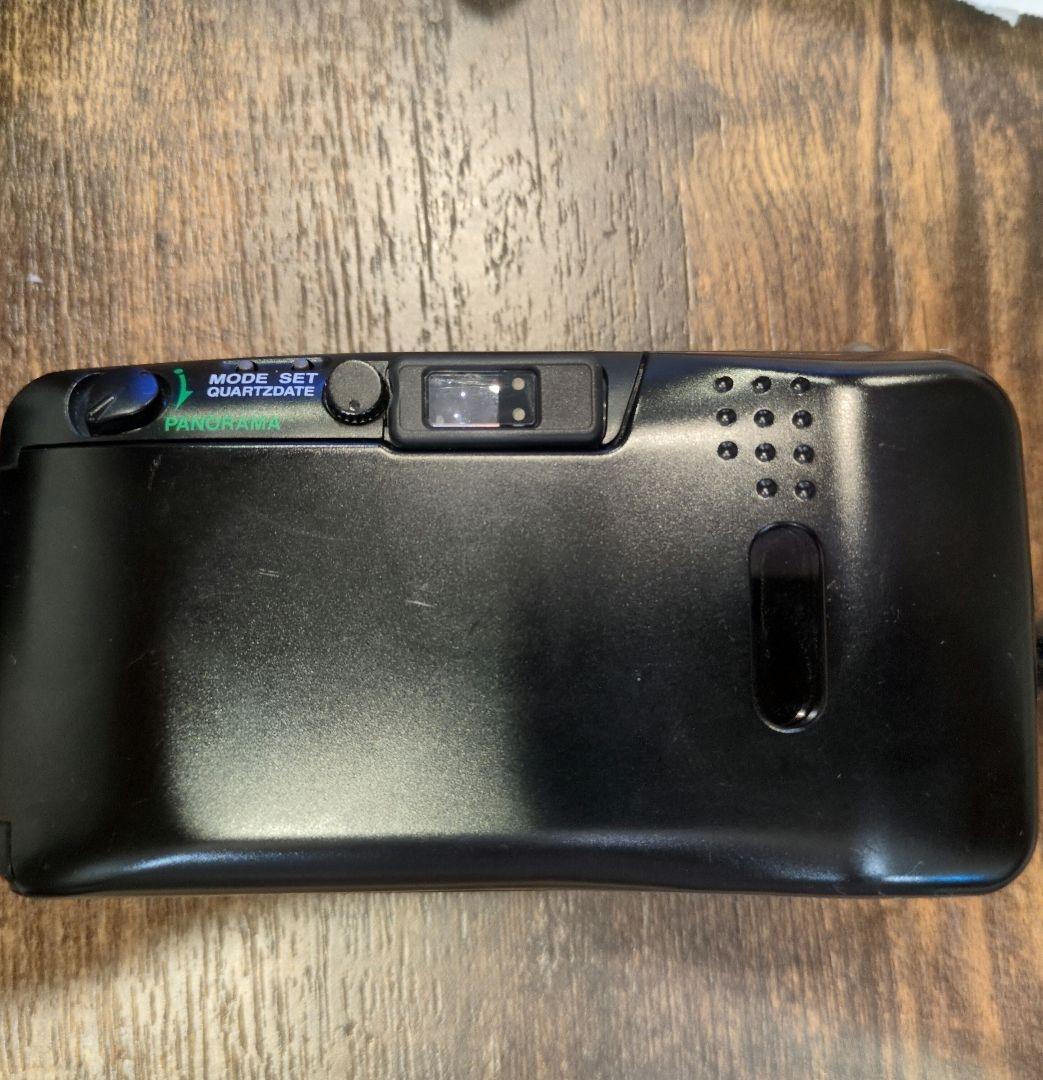 福豆Olympus μ mju zoom 115 ブラックフィルムカメラ