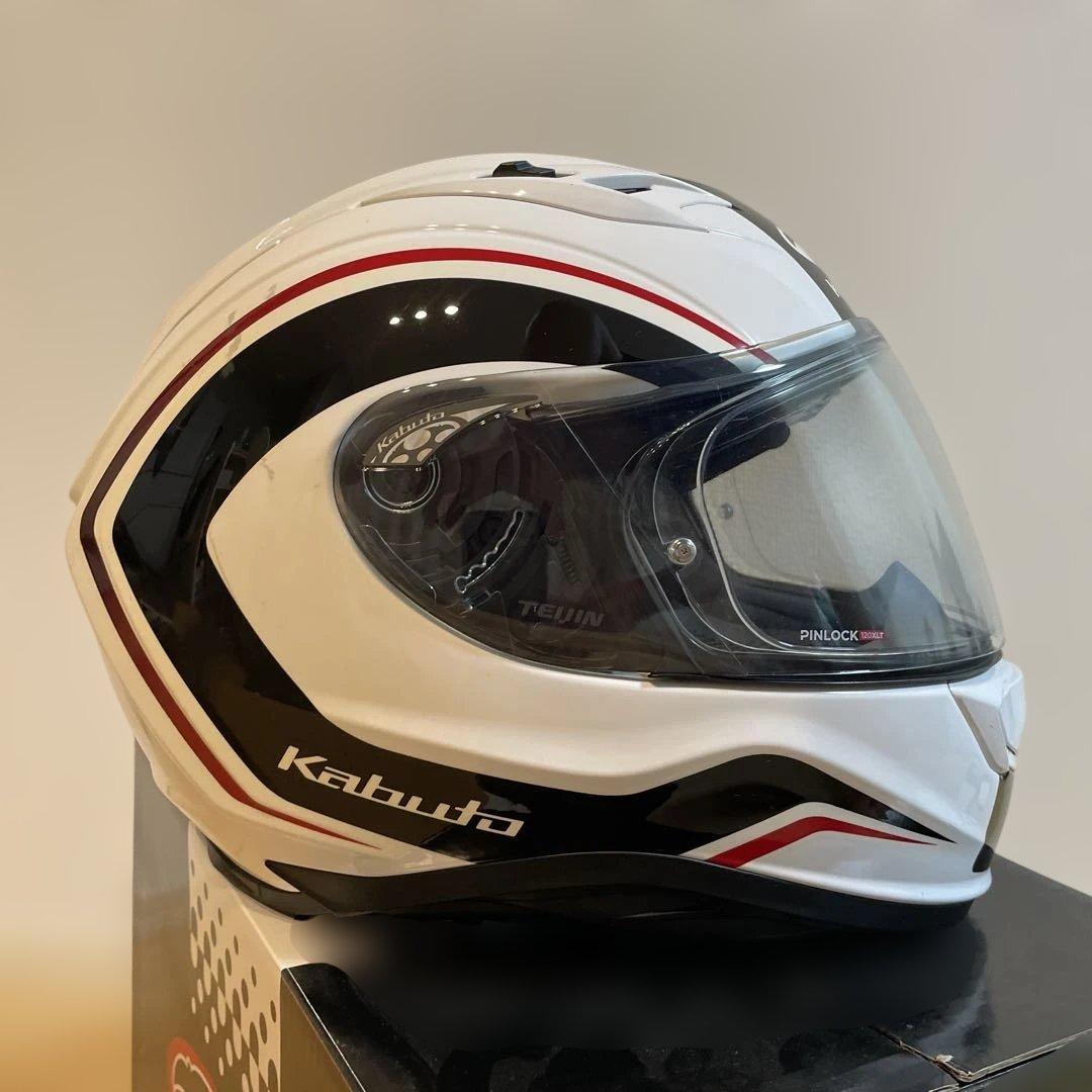 OGKカブト KAMUI-3 (カムイ3 ナック) ホワイト/ブラック Sサイズ