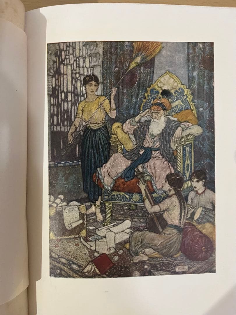 No.396 古書 アンティーク 洋書 エドマンド ·デュラック ルバイヤート