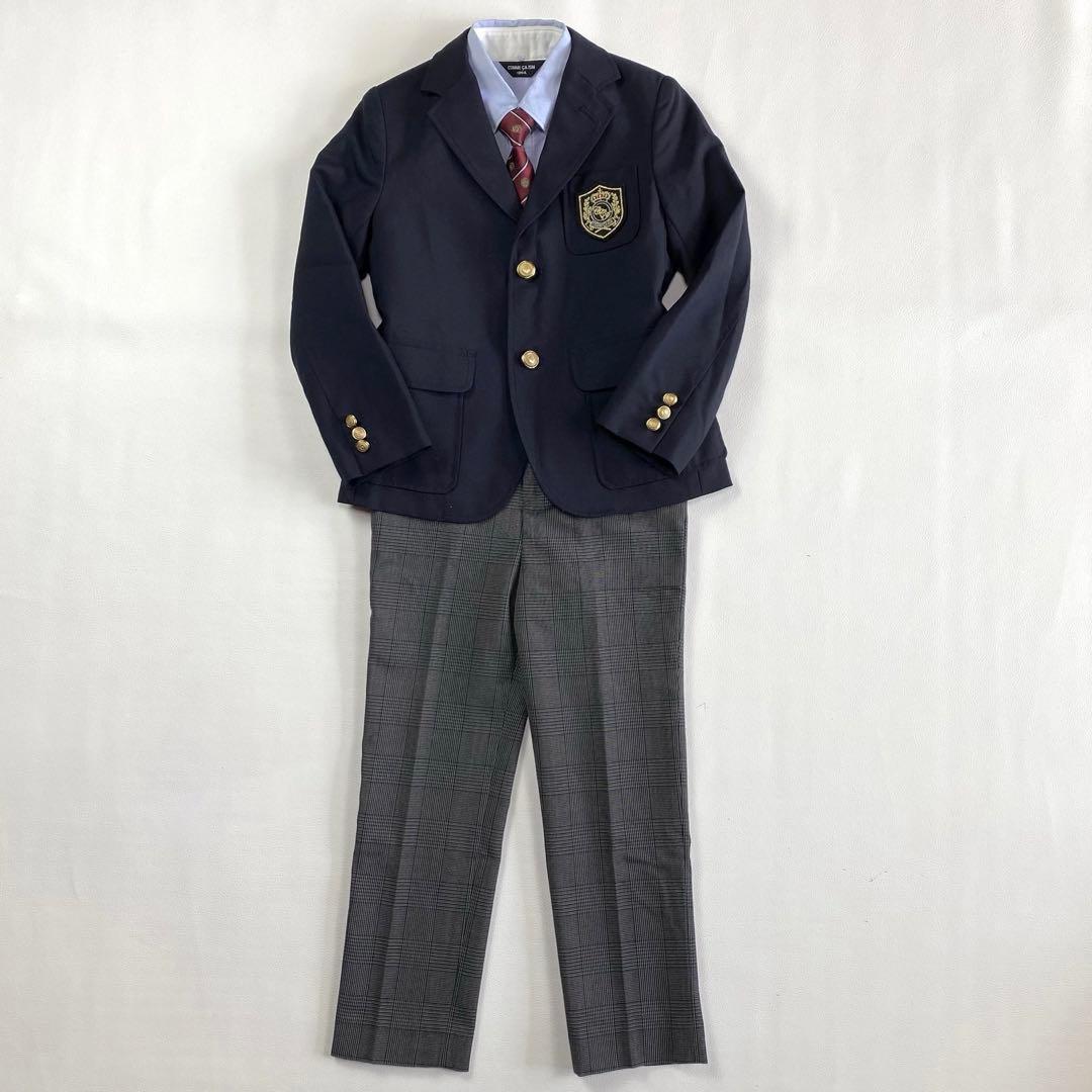 美品✨コムサイズム120 フォーマルセットアップスーツ4点セット　卒園式　入学式
