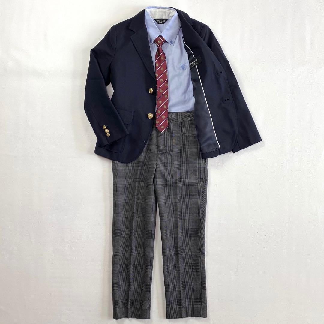 美品✨コムサイズム120 フォーマルセットアップスーツ4点セット　卒園式　入学式