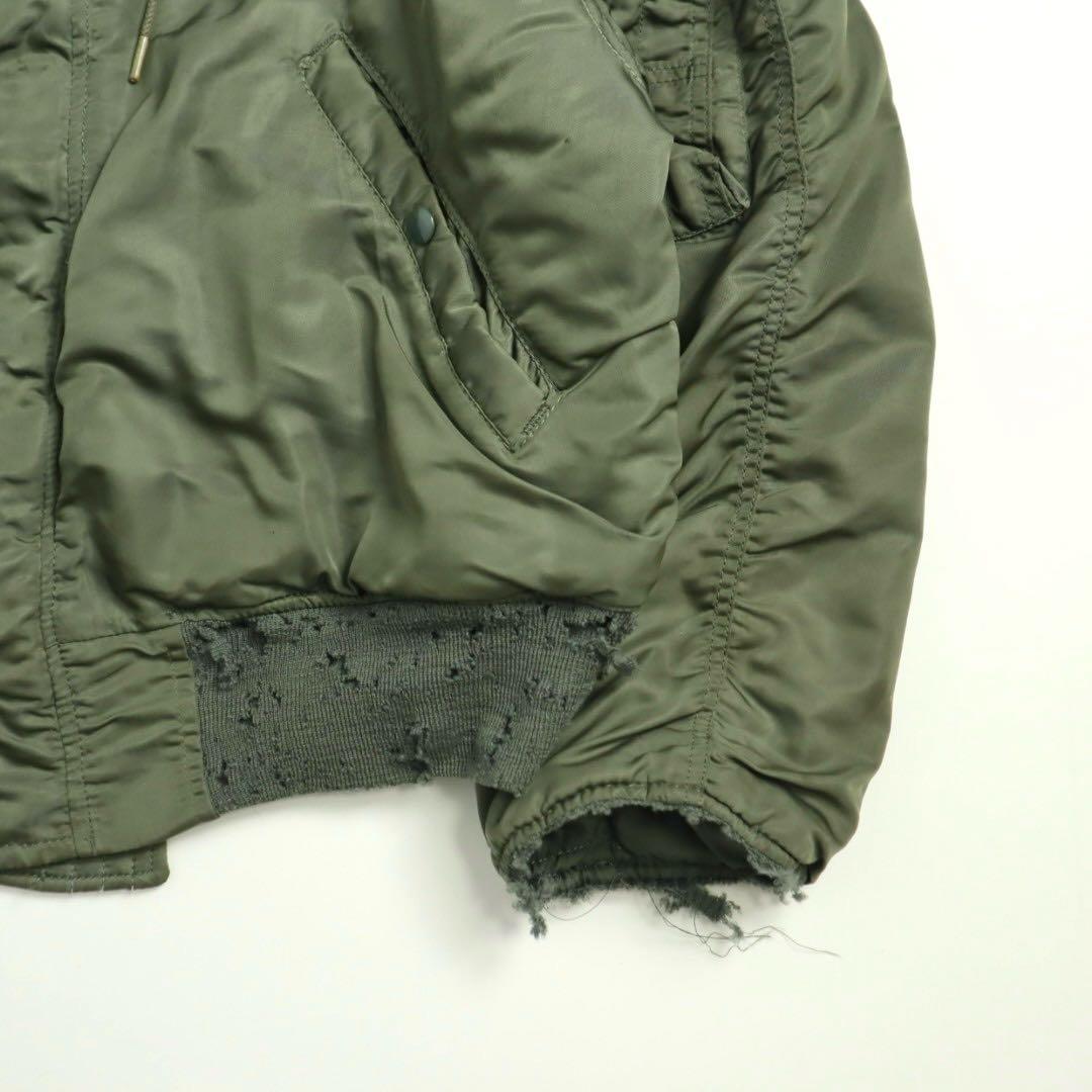 Vintage 70s ALPHA 実物 n2b ジップ破損 フライトジャケット