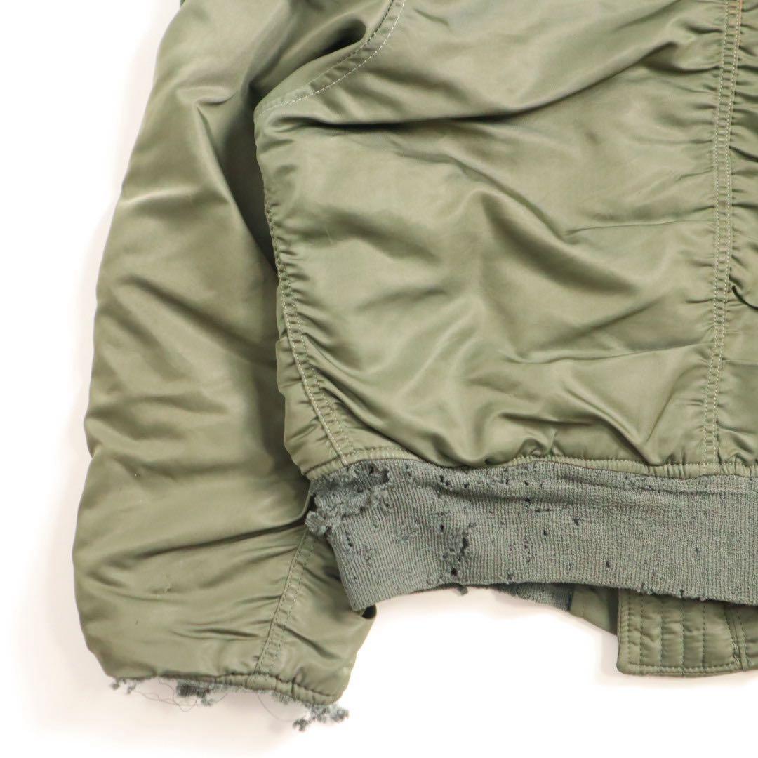 Vintage 70s ALPHA 実物 n2b ジップ破損 フライトジャケット