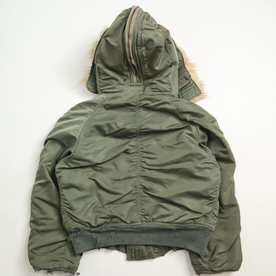 Vintage 70s ALPHA 実物 n2b ジップ破損 フライトジャケット