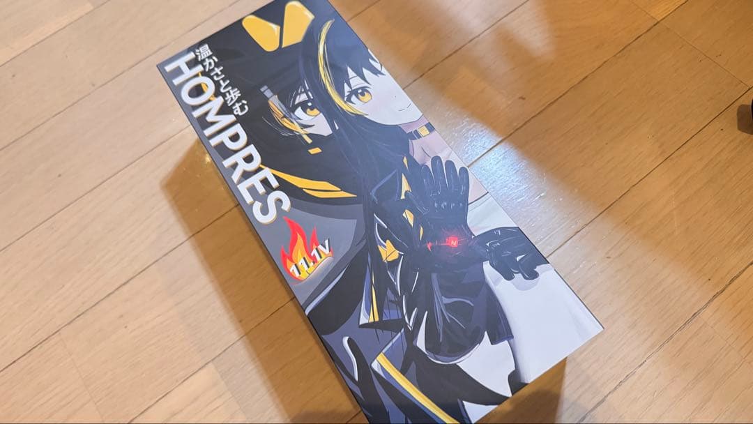 HOMRES 電熱グローブ Lサイズ ブラック　ホンプレス