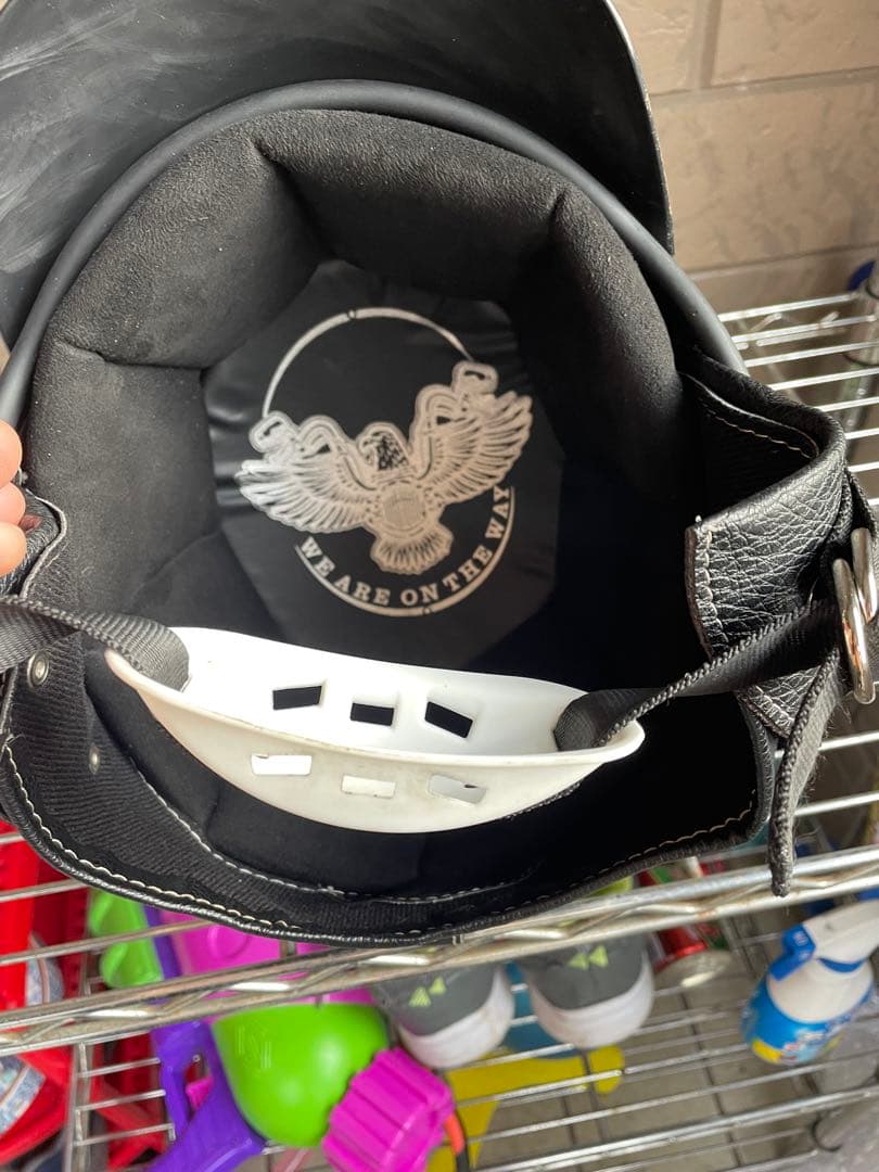 数回着用　ポリヘル　カスタム塗装　エイジング