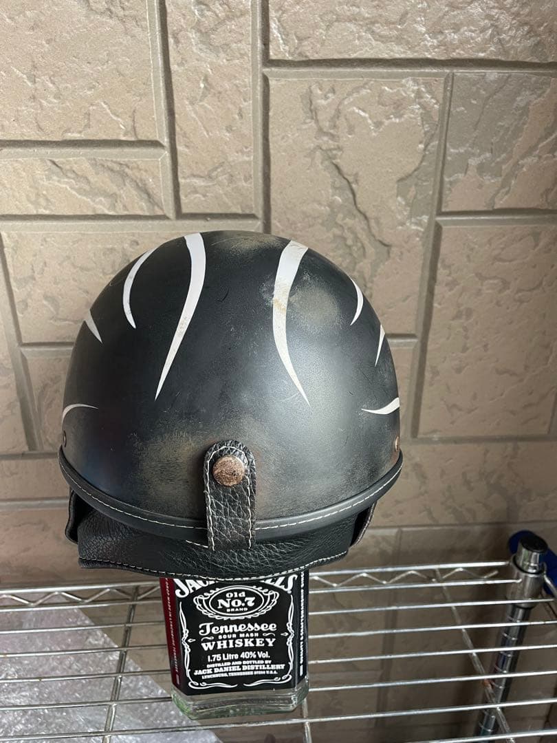 数回着用　ポリヘル　カスタム塗装　エイジング