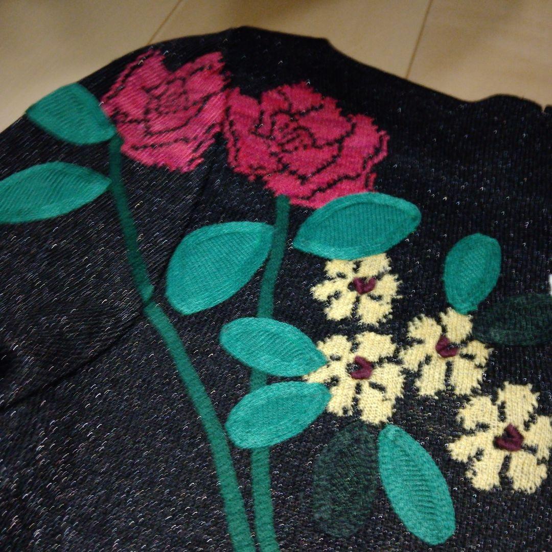 ★斎藤都世子★サイトウトヨコ★ニット★チュニック★刺繍★