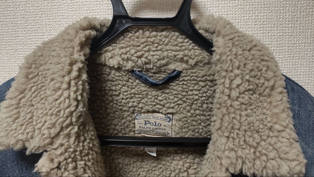 Polo Ralph Lauren デニムジャケット ボア襟