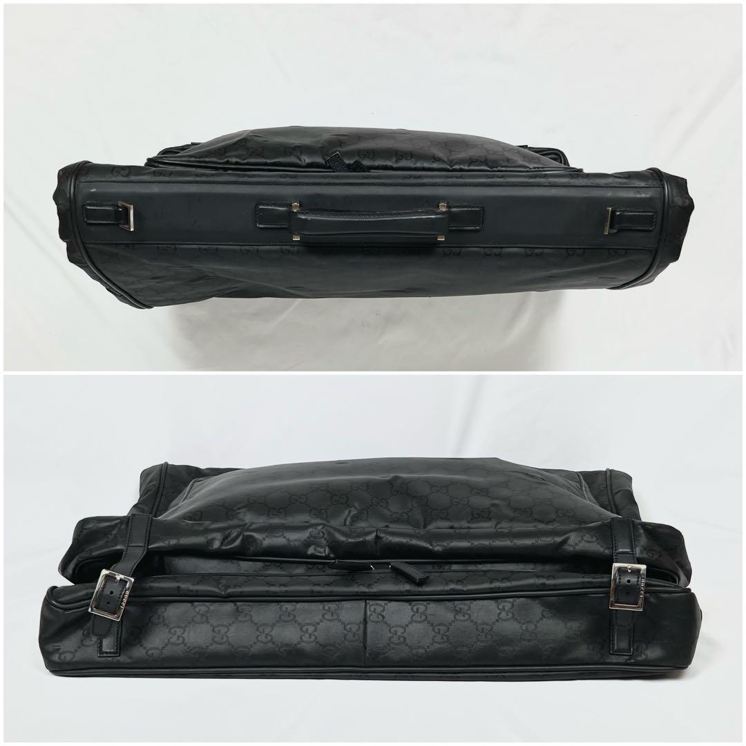 希少 GUCCI グッチ ガーメントバッグ スーツケース GG 2Way 黒
