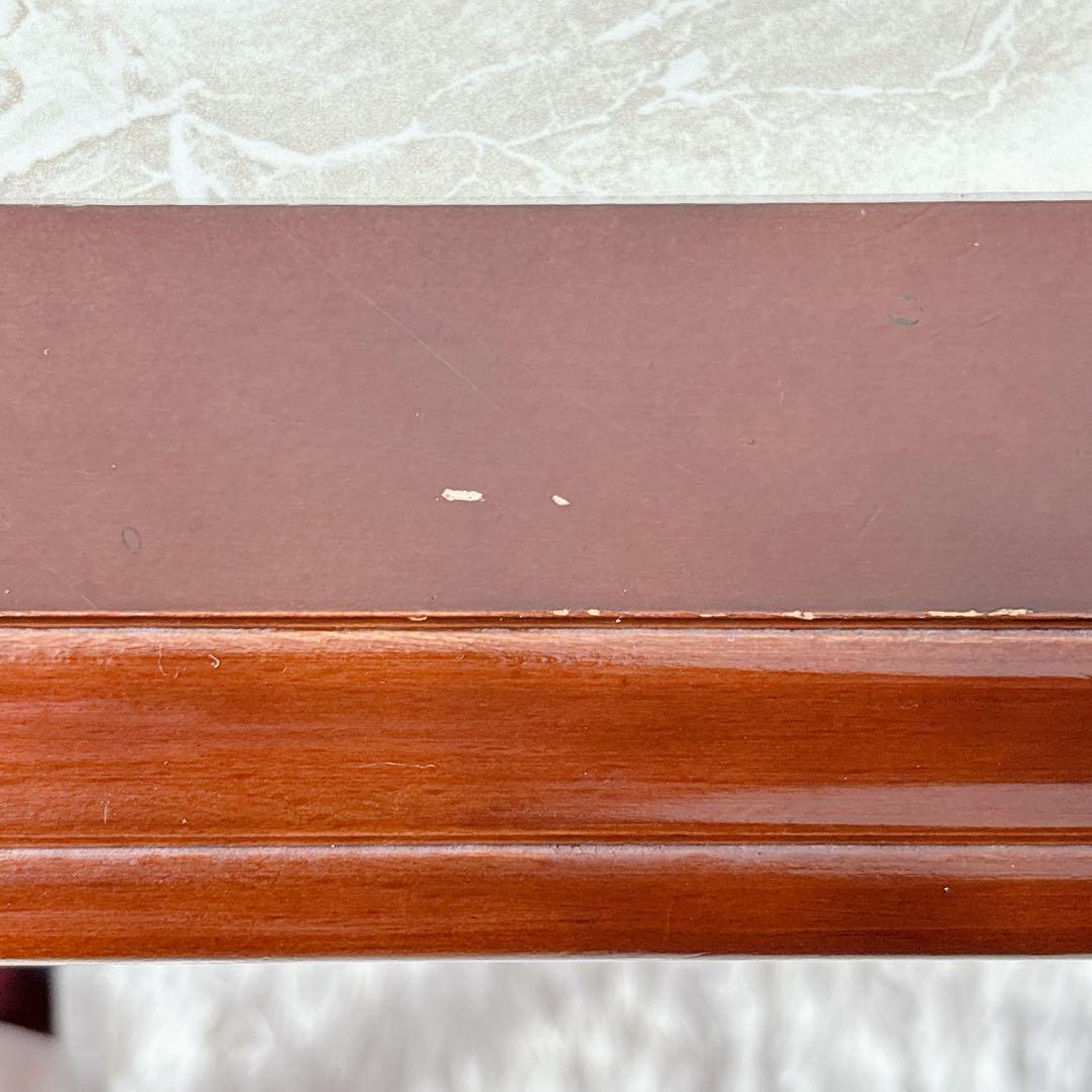 美品】オールド カリモク 大理石 柄コーヒーテーブル