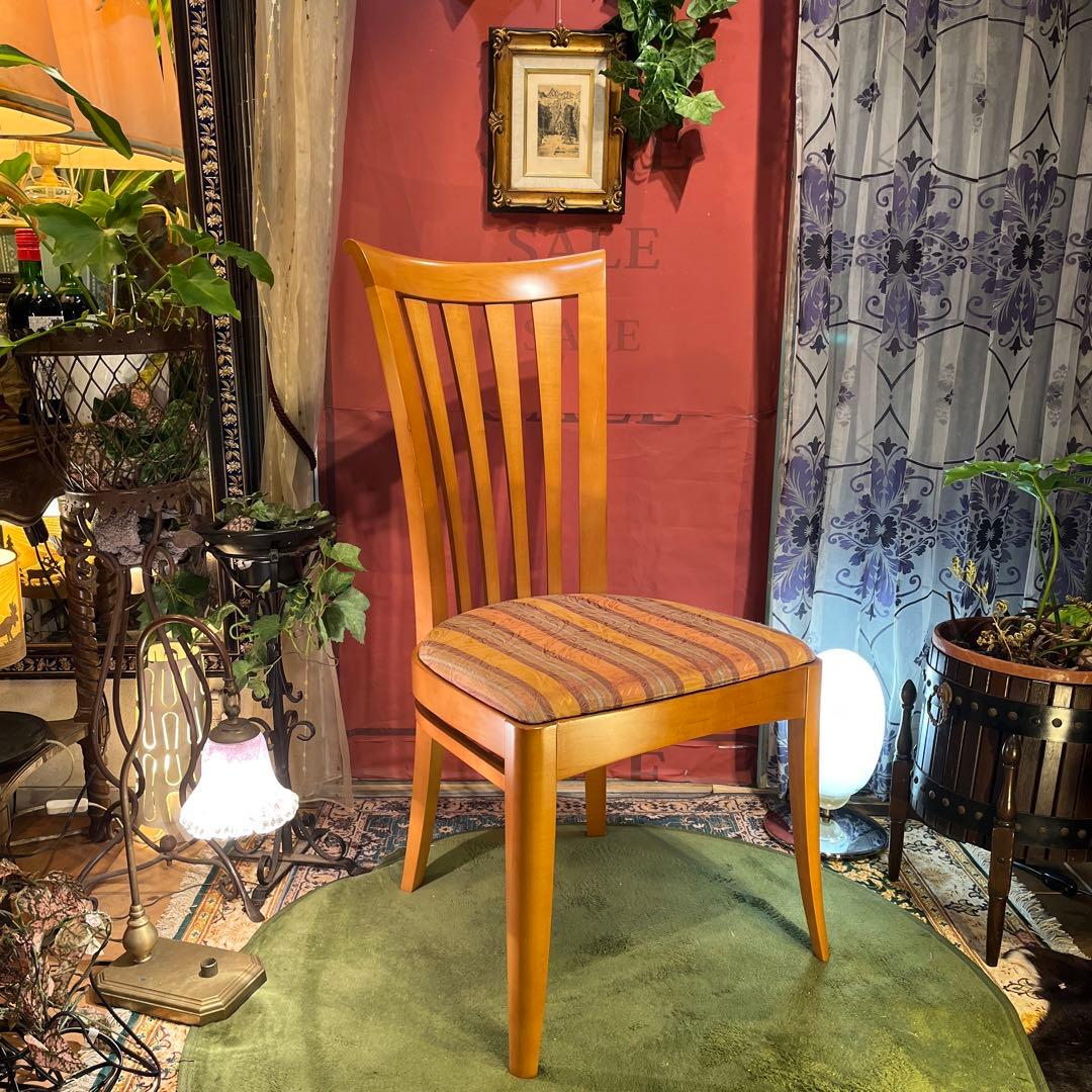 L１NISSIN 日進木工　ヴィンテージ スタイリッシュ　軽量チェア