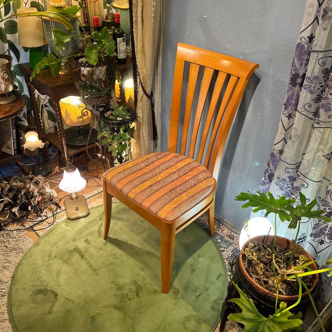 L１NISSIN 日進木工　ヴィンテージ スタイリッシュ　軽量チェア