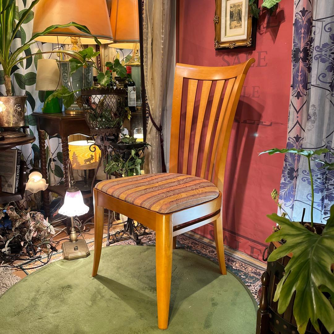 L１NISSIN 日進木工　ヴィンテージ スタイリッシュ　軽量チェア