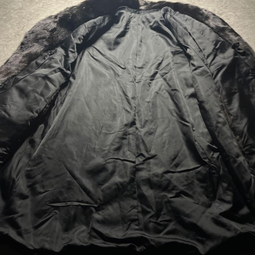 美品 GEOFFREY BEENE 毛皮 ミンクファー ポンチョ 送料無料