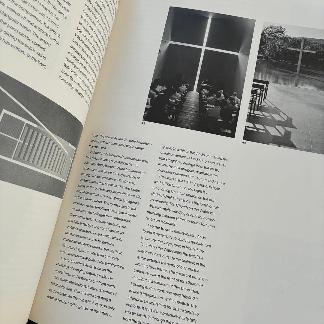 安藤忠雄　水の教会　光の教会　写真　作品集　洋書