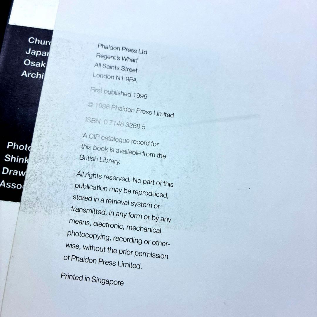 安藤忠雄　水の教会　光の教会　写真　作品集　洋書