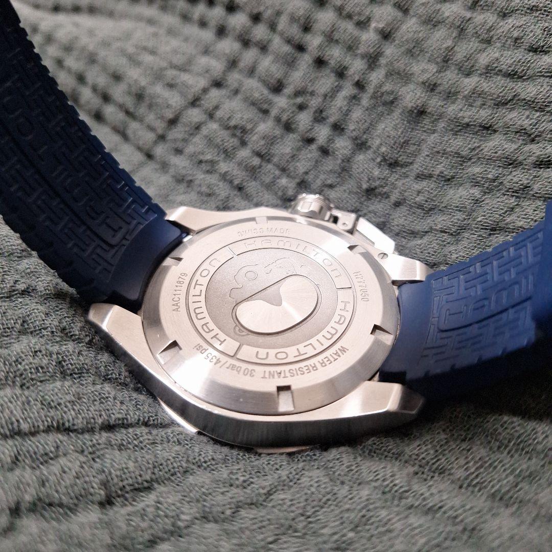 Hamilton H77705345 カーキネイビー オープンウォーター