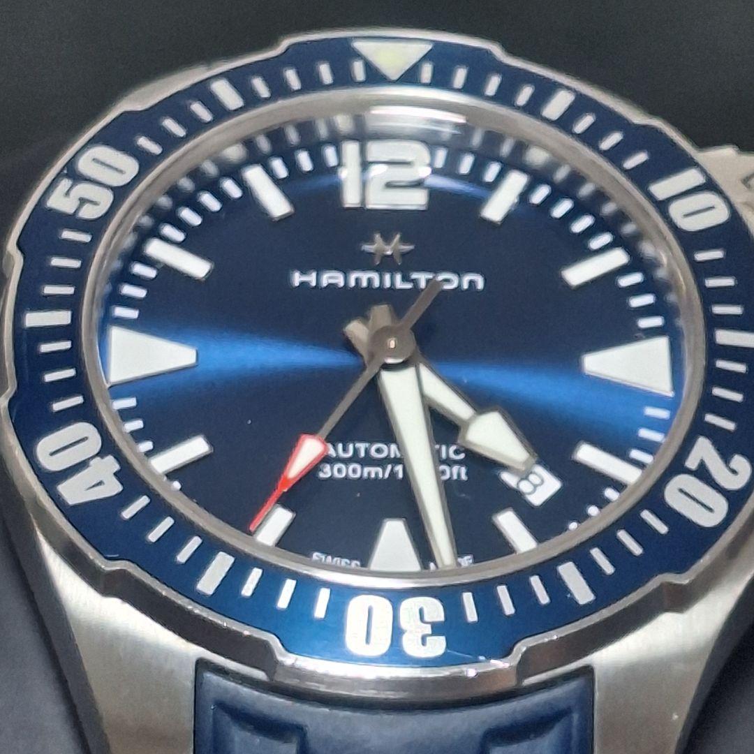 Hamilton H77705345 カーキネイビー オープンウォーター