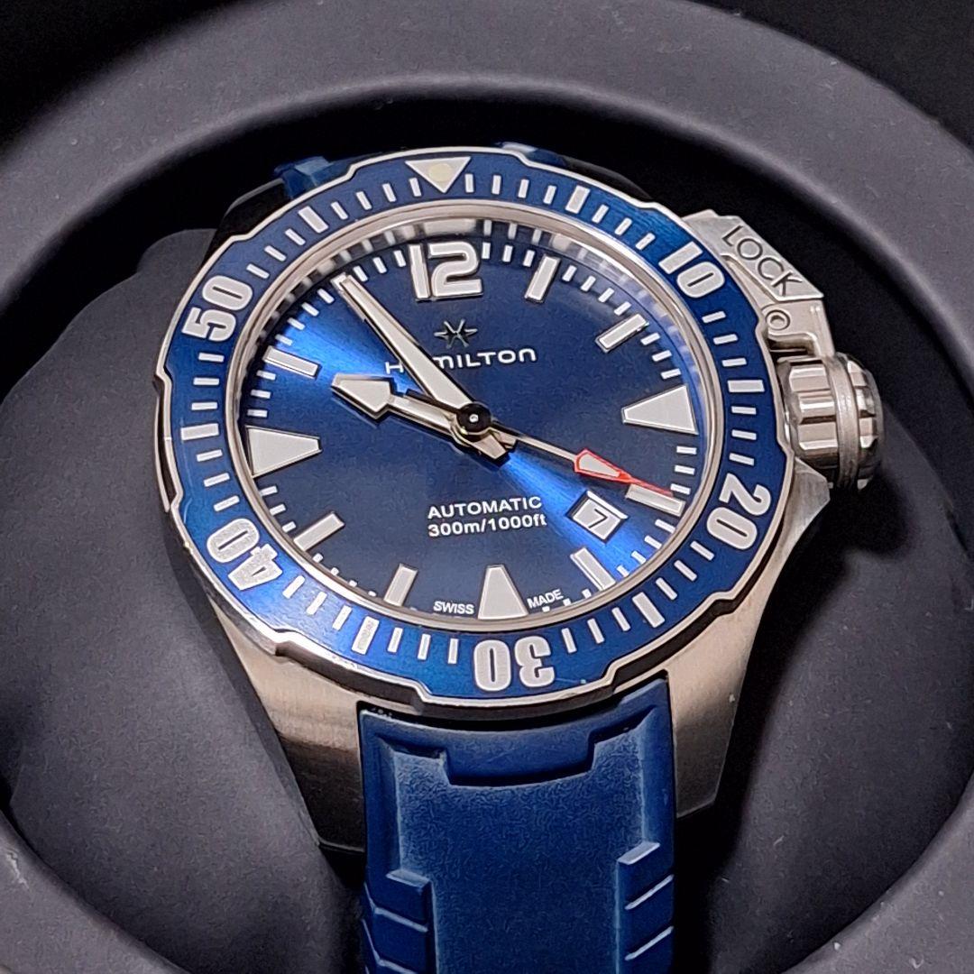 Hamilton H77705345 カーキネイビー オープンウォーター