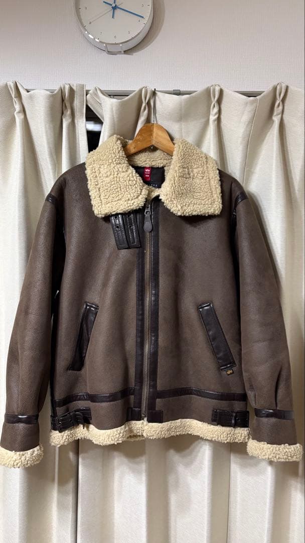 ALPHA アルファ　フライトジャケット　ムートン　b-3 アメカジ　アウター