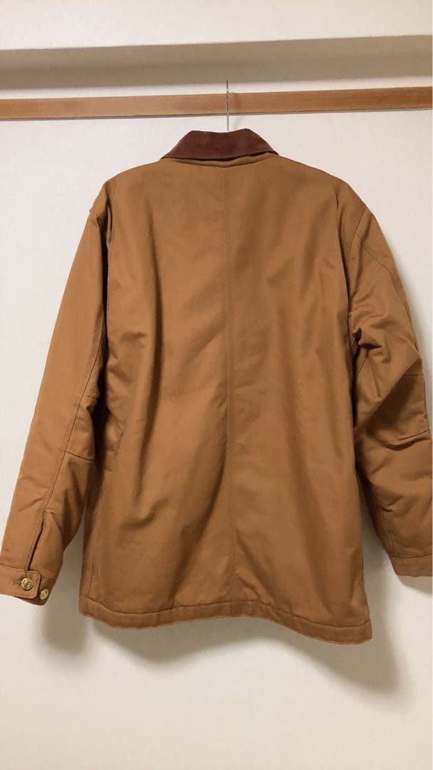 カーハート ミシガン チョア コート カバーオール ブランケット 裏地 ブラウン