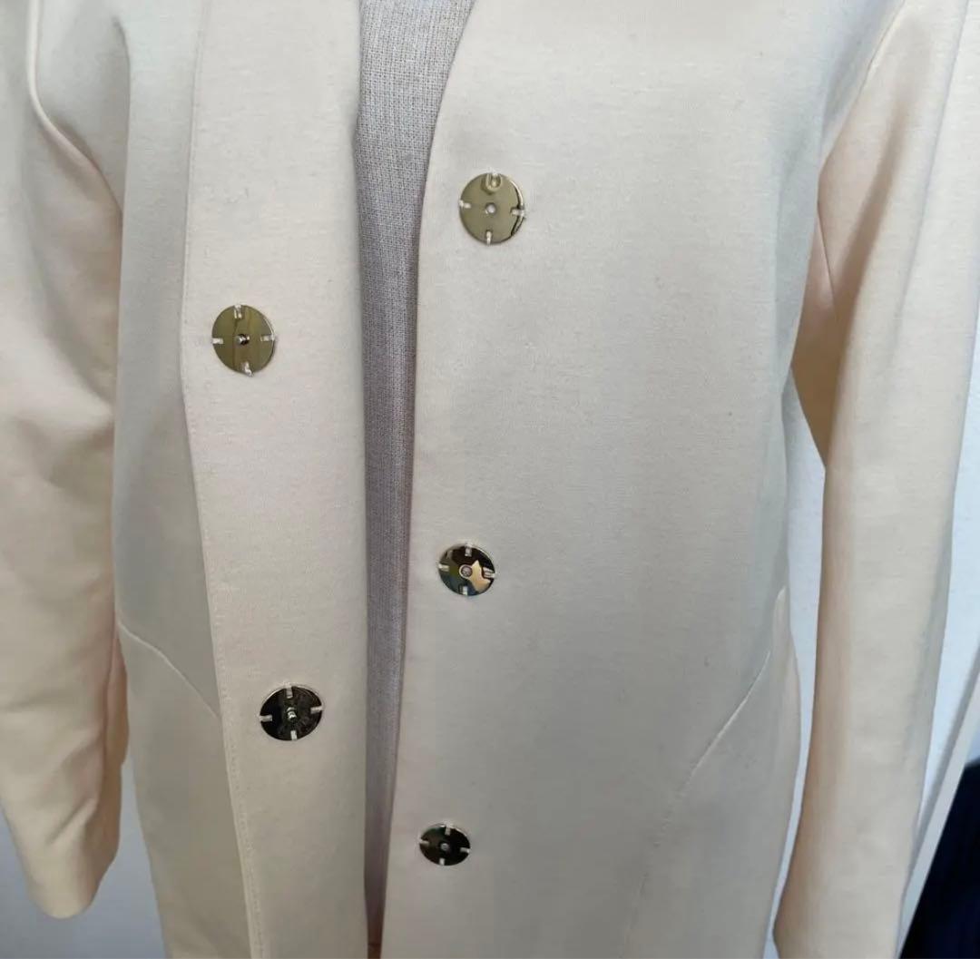 BEIGE ベイジ　ノーカラーコート未着用