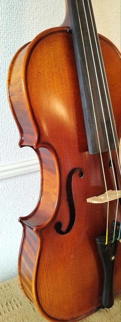【極美品】美しい虎杢 バイオリン4/4 工房製 ケース付