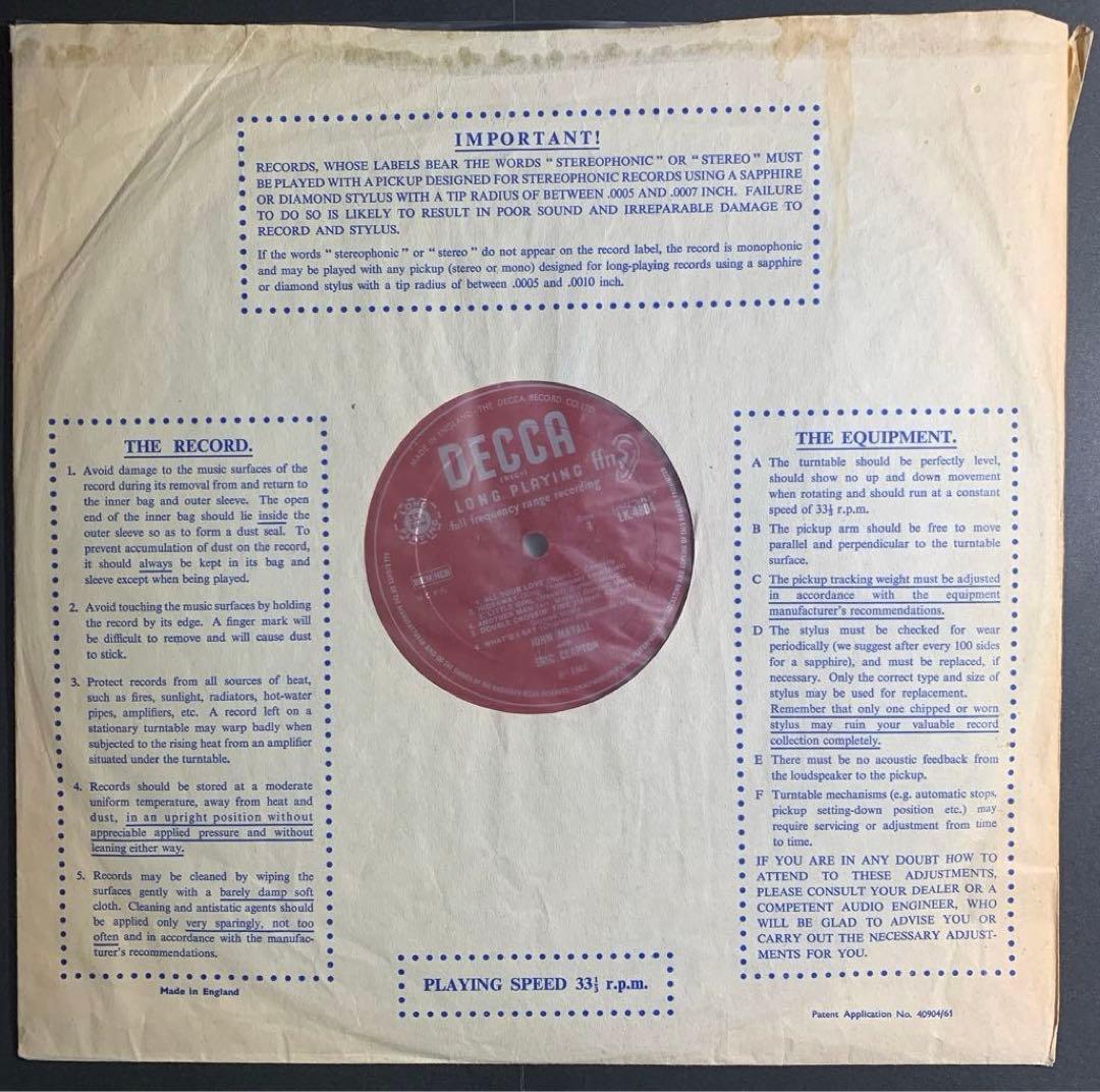 John Mayall Blues Breakers UK盤LP