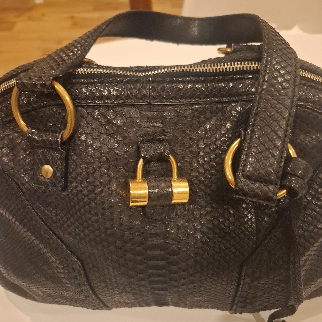 バッグ Yves Saint Laurent MUSE Python Leather