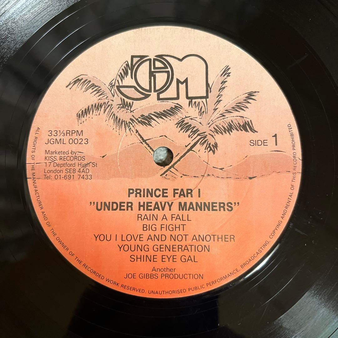 洋楽 Prince Far I Under Heavy Manners