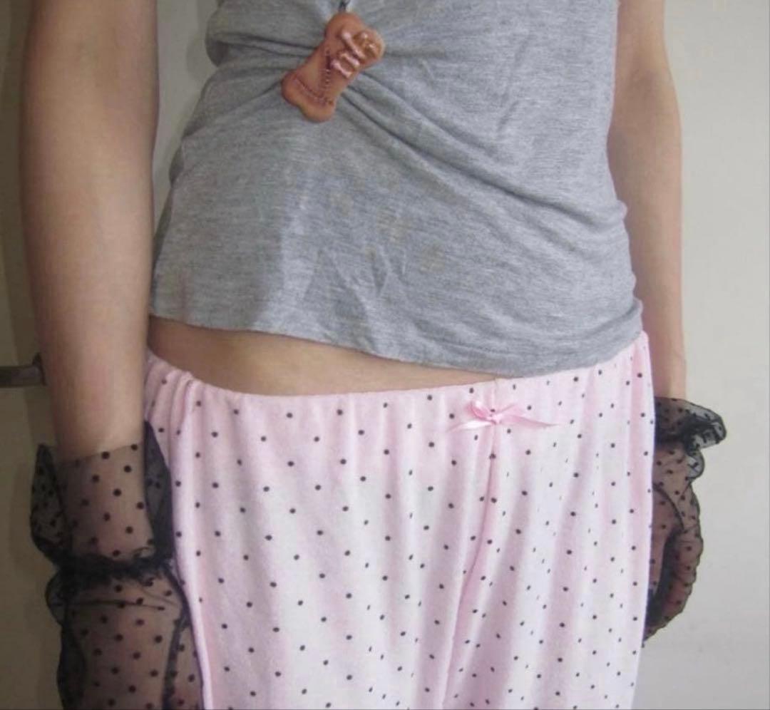 n.k atelier ピンクドットパンツ