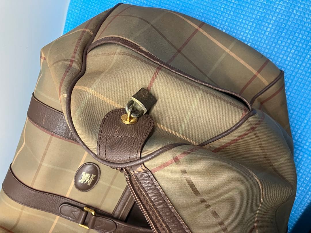 Burberry　バーバリー　ボストンバッグ マルチカラー　ビンテージ