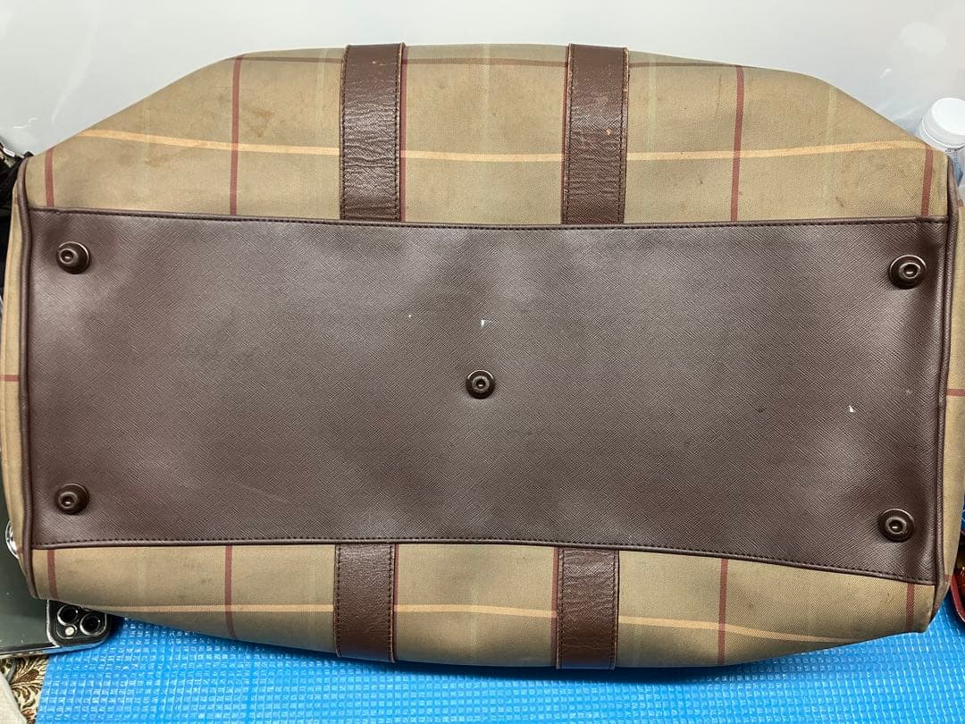 Burberry　バーバリー　ボストンバッグ マルチカラー　ビンテージ