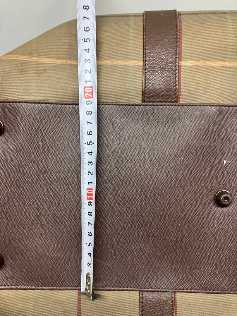 Burberry　バーバリー　ボストンバッグ マルチカラー　ビンテージ