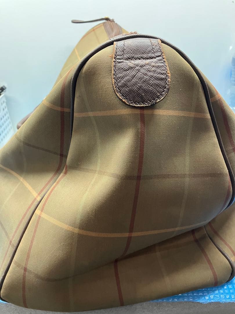 Burberry　バーバリー　ボストンバッグ マルチカラー　ビンテージ