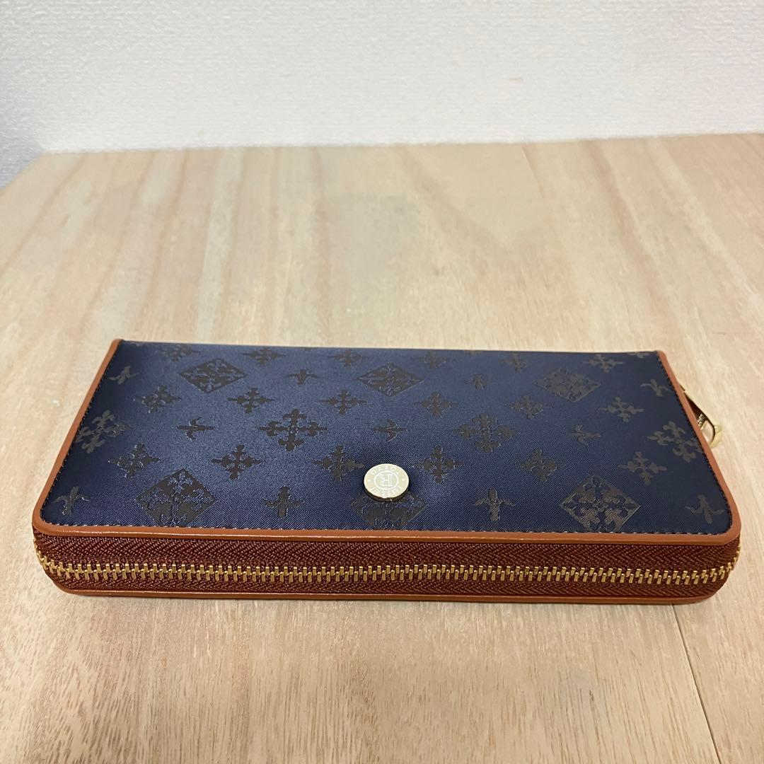 【新品未使用】ラシット 多機能 長財布 定価25,300円 モノグラム ネイビー