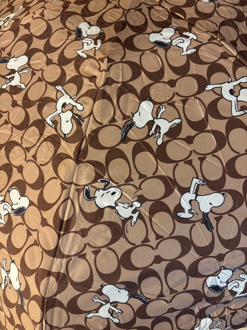 COACH✖️スヌーピー/ 折りたたみ傘 晴雨兼用