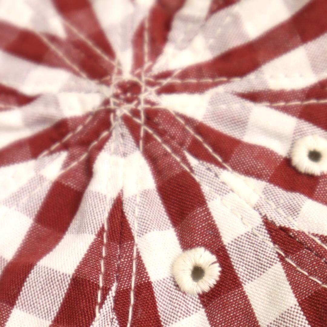 美品 試着のみ KAPITAL duffle ギンガムチェックリネンキャスケット