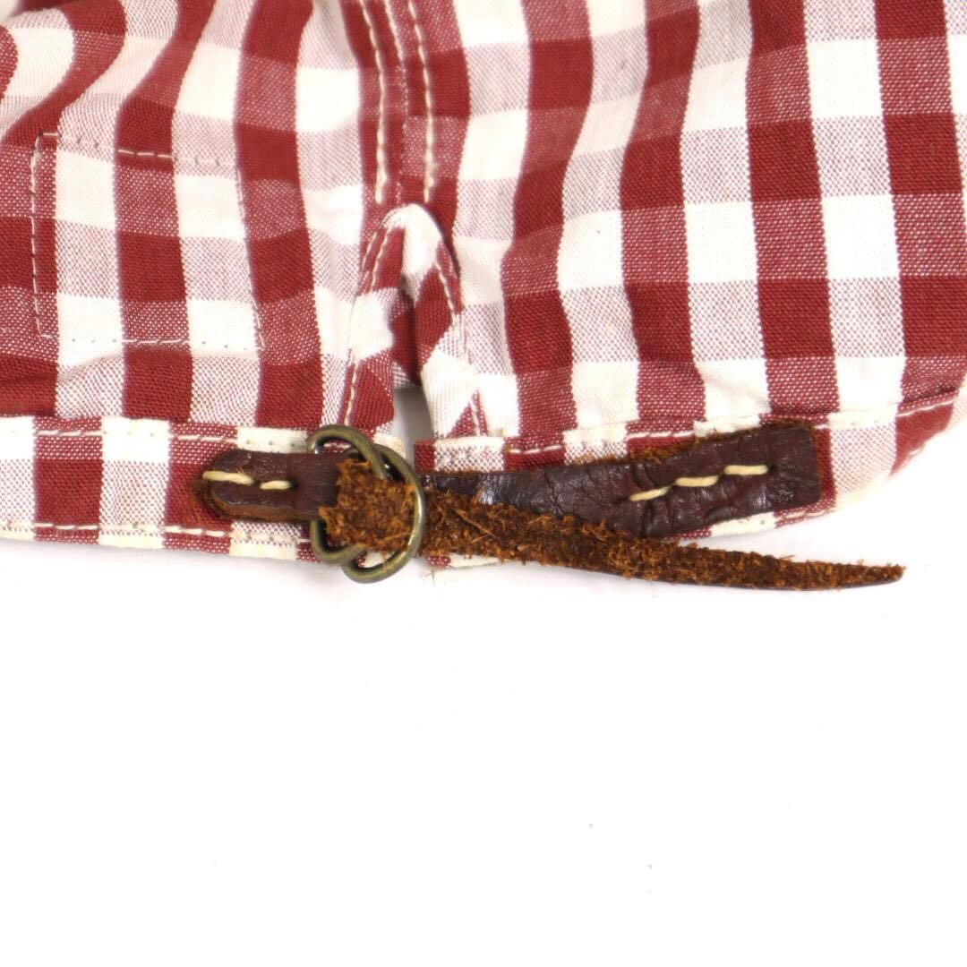 美品 試着のみ KAPITAL duffle ギンガムチェックリネンキャスケット