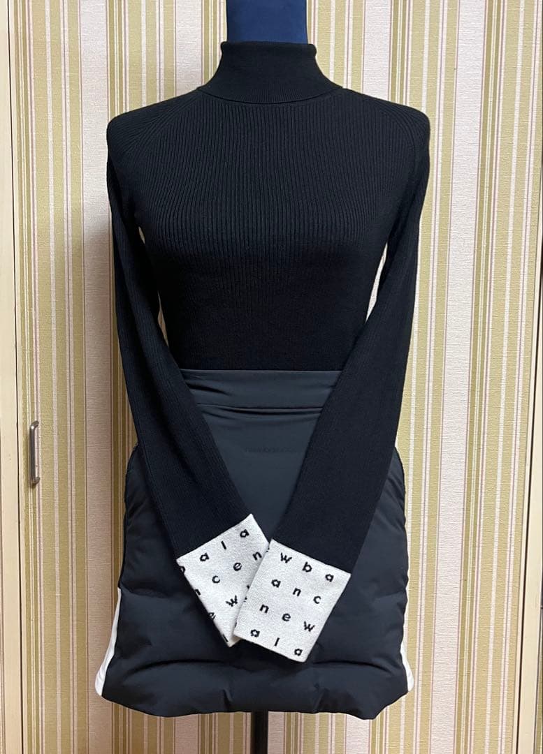 ニューバランスゴルフ　ダウンスカート・タートルニットセット